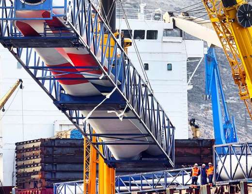 descarga aspas de molino Cartagena